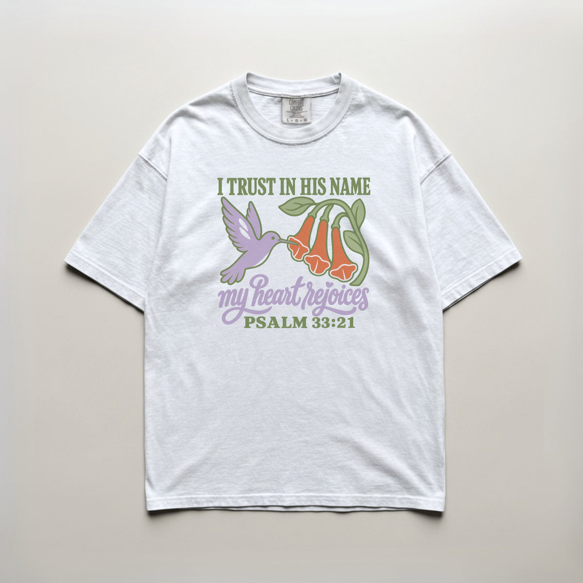 White | Design on shirt