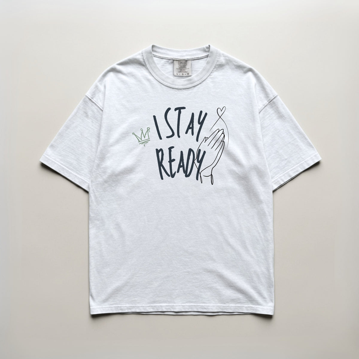 White | Design on shirt