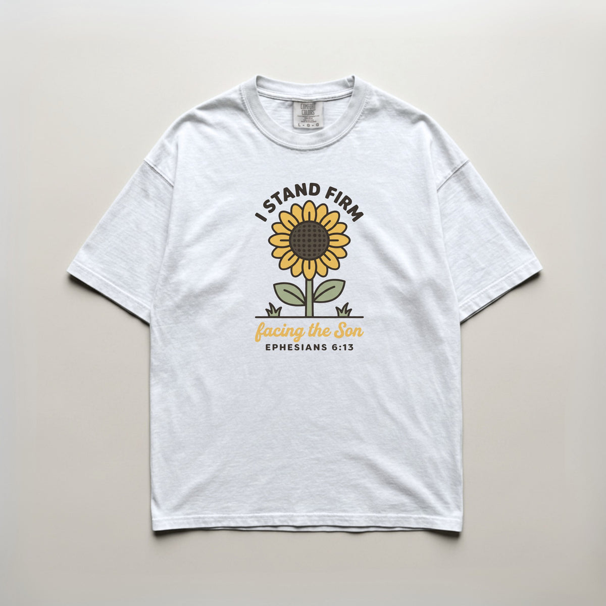 White | Design on shirt