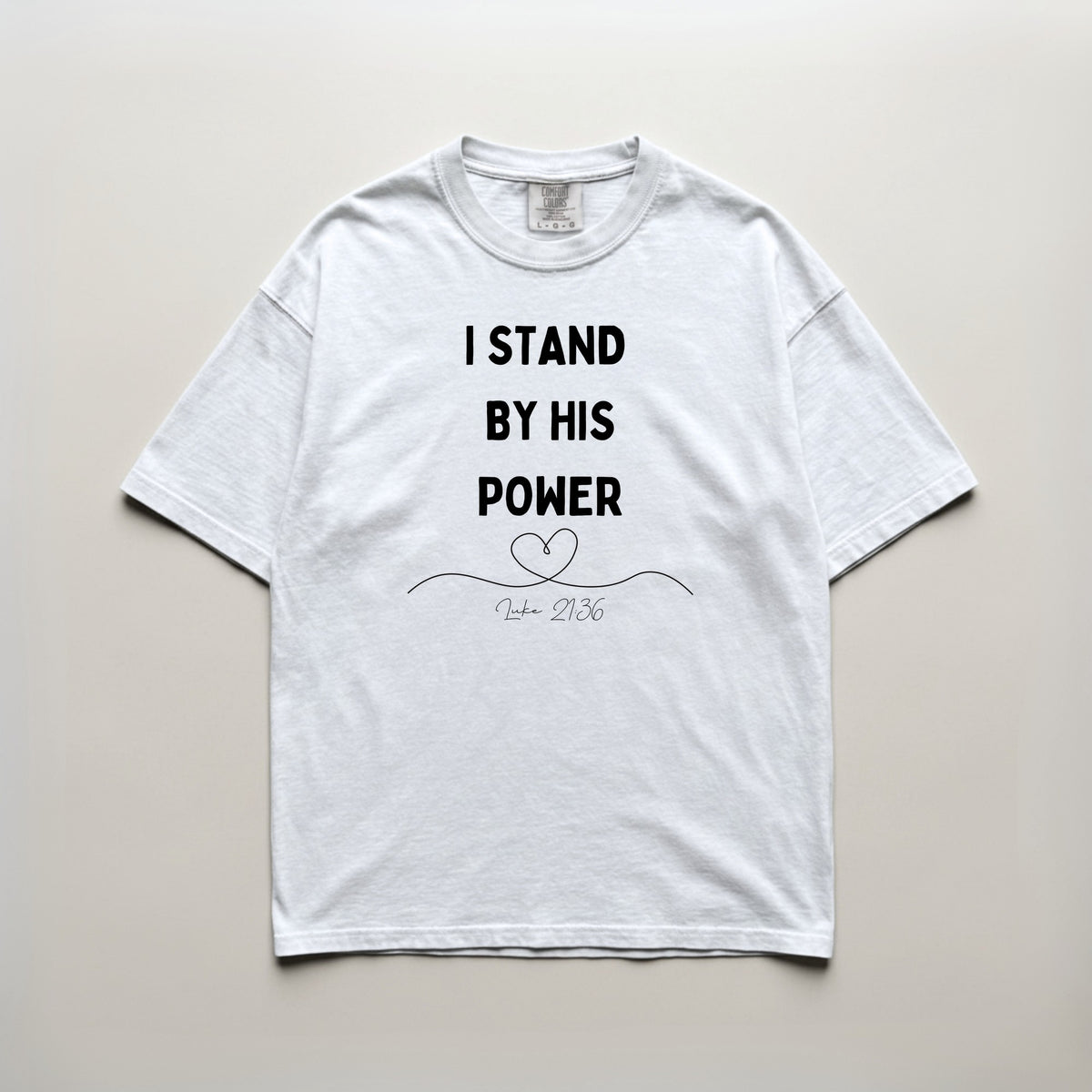 White | Design on shirt