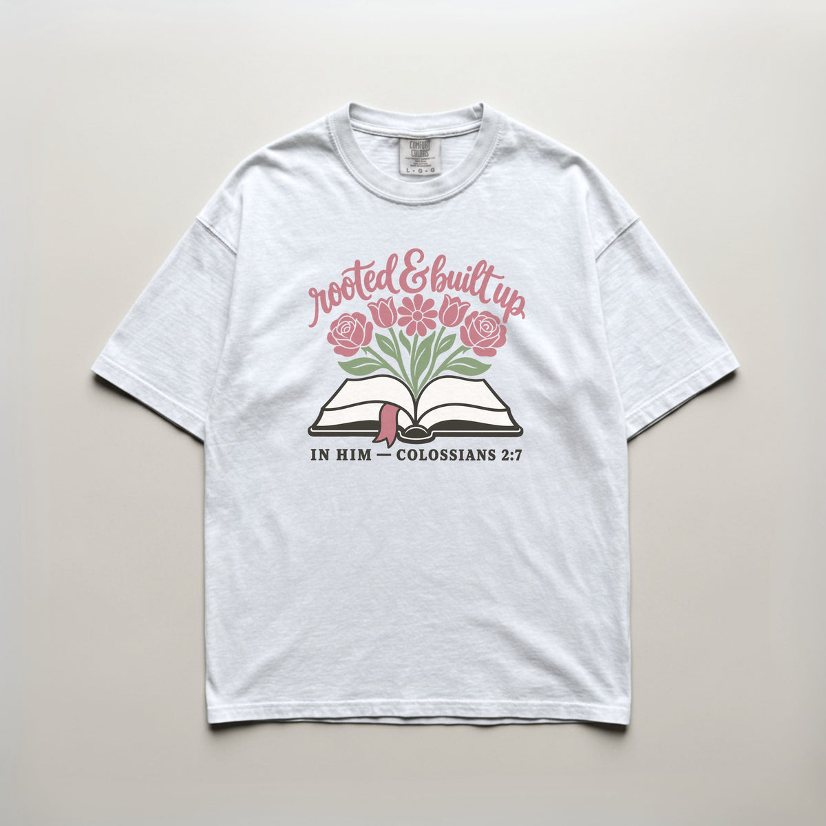 White | Design on shirt