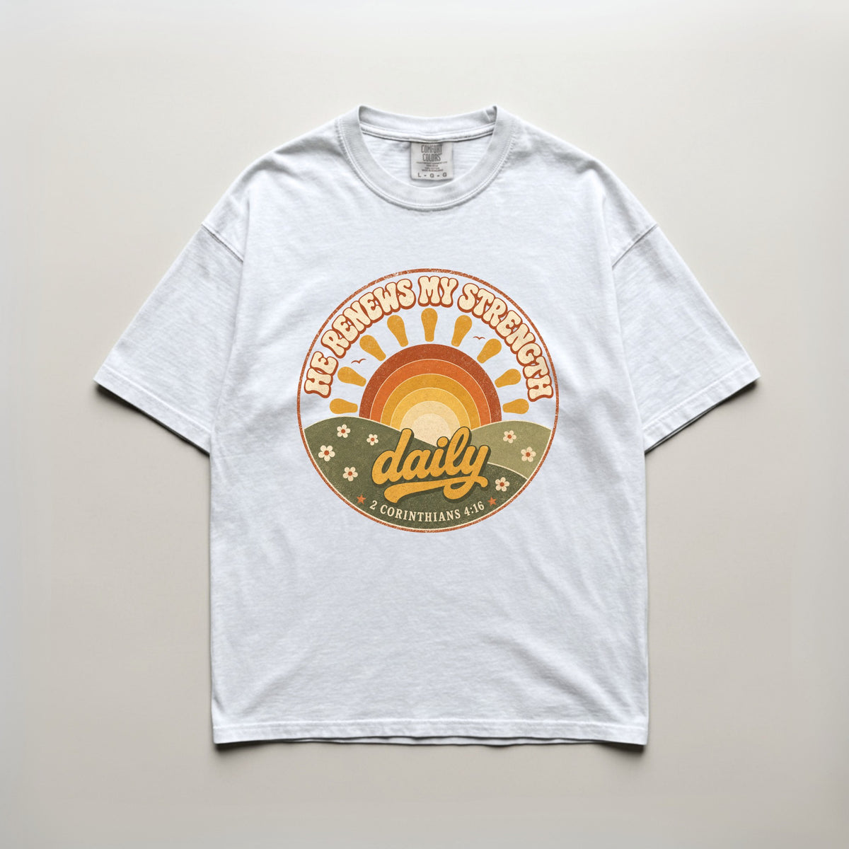 White | Design on shirt