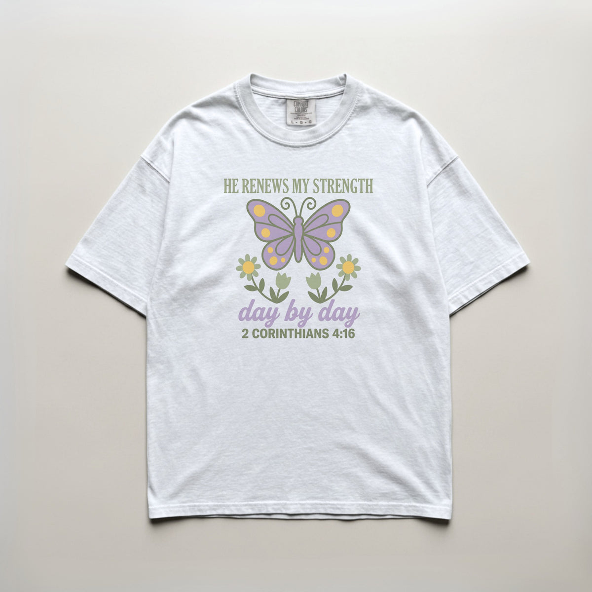 White | Design on shirt