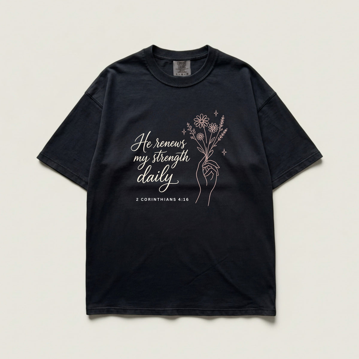 Black | Design on shirt