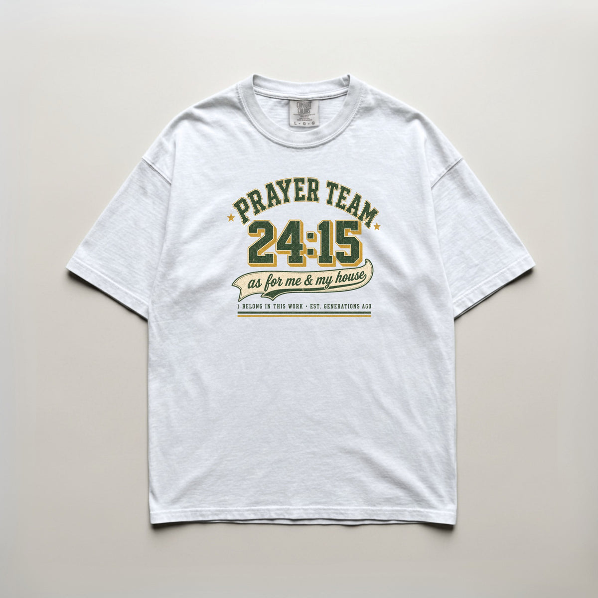 White | Design on shirt