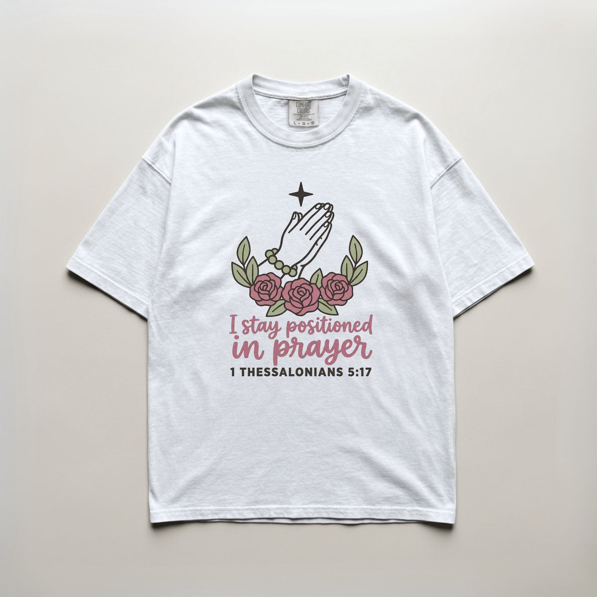 White | Design on shirt