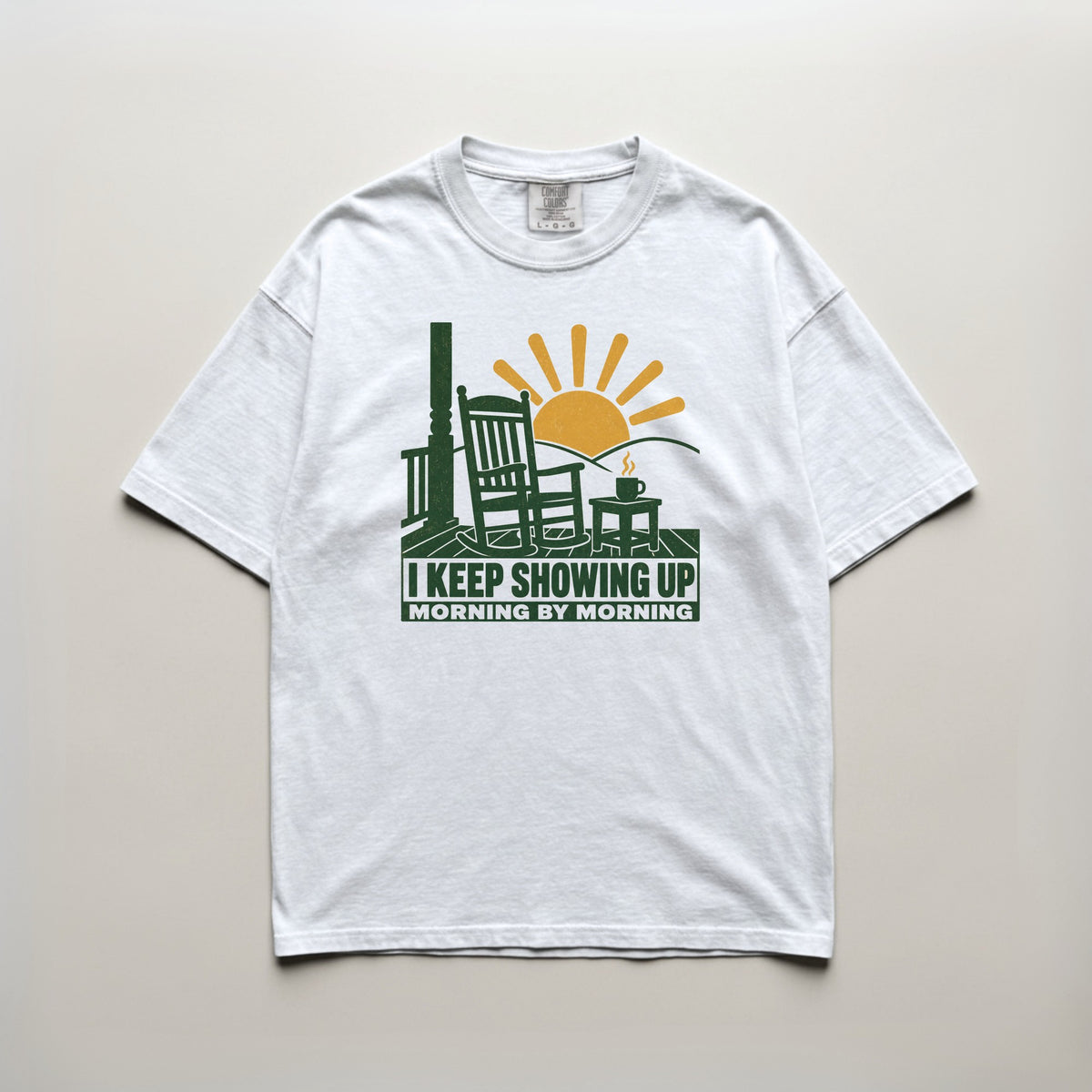 White | Design on shirt