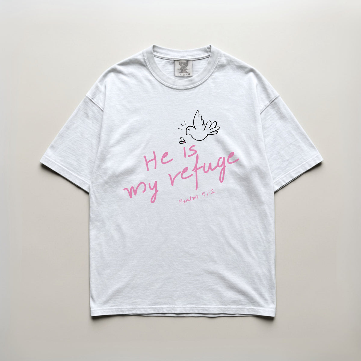 White | Design on shirt
