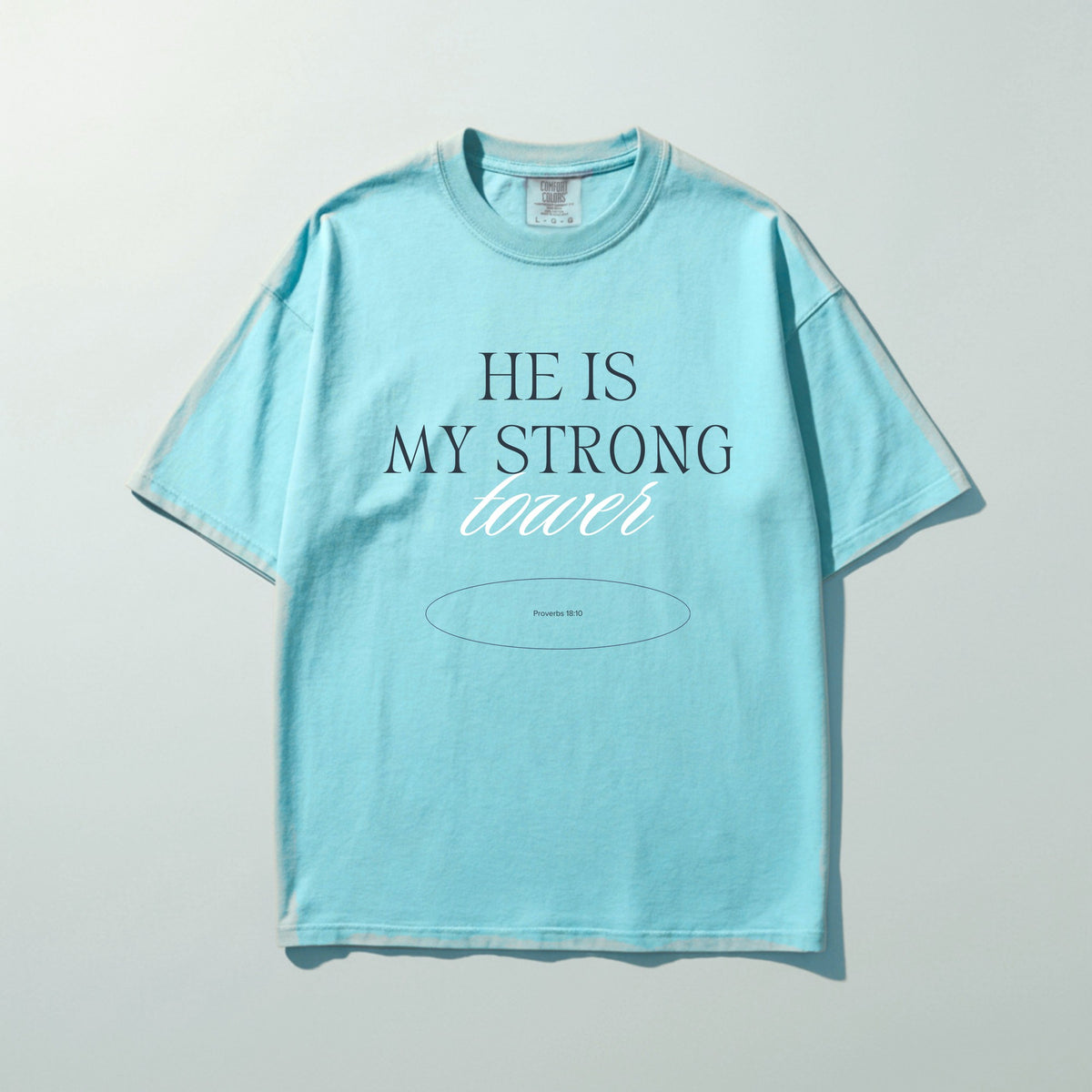 Lagoon Blue | Design on shirt