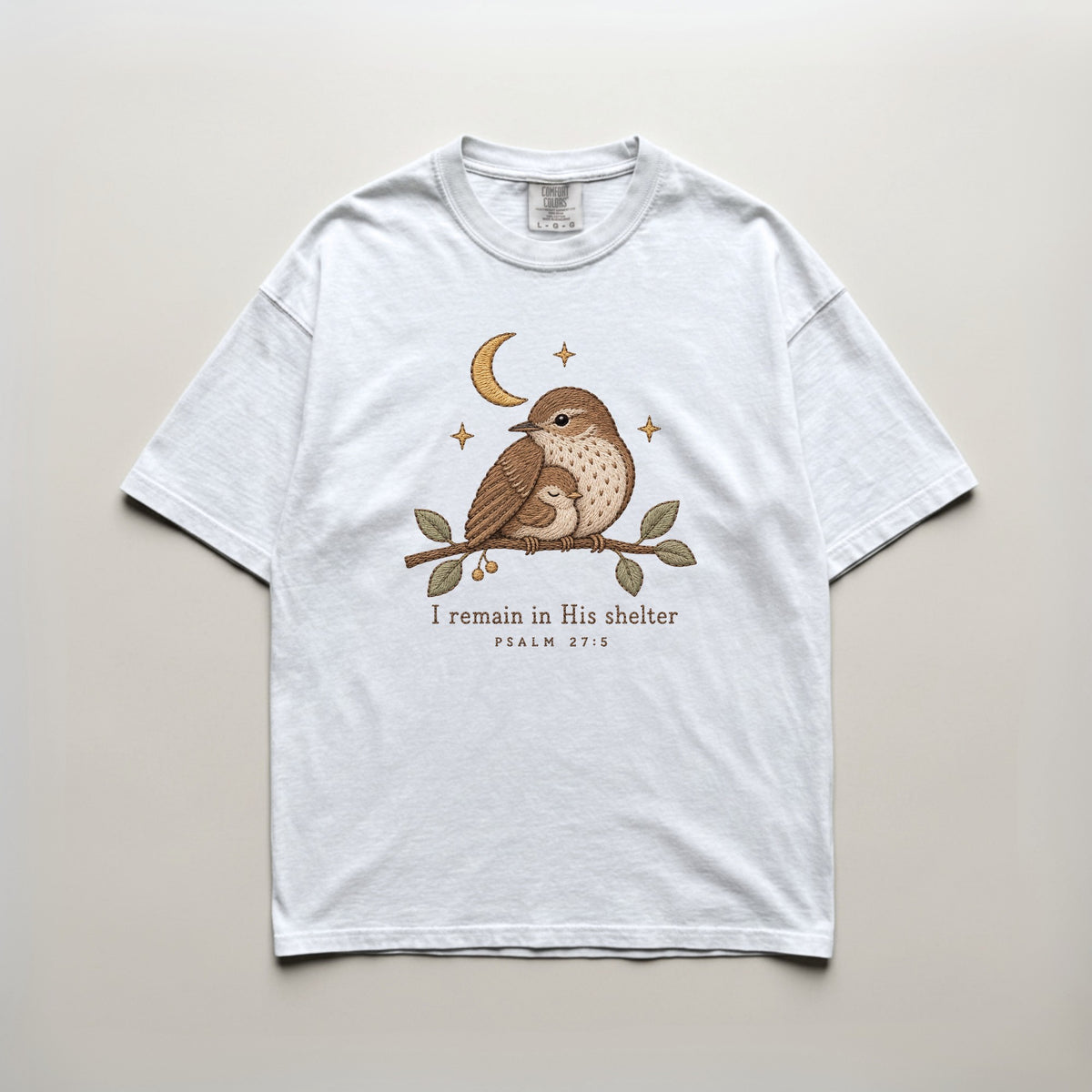 White | Design on shirt
