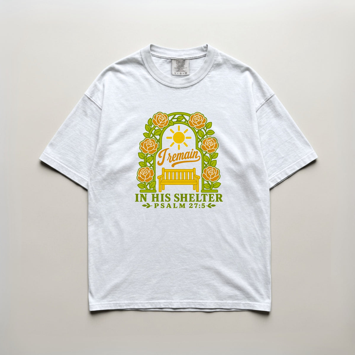 White | Design on shirt