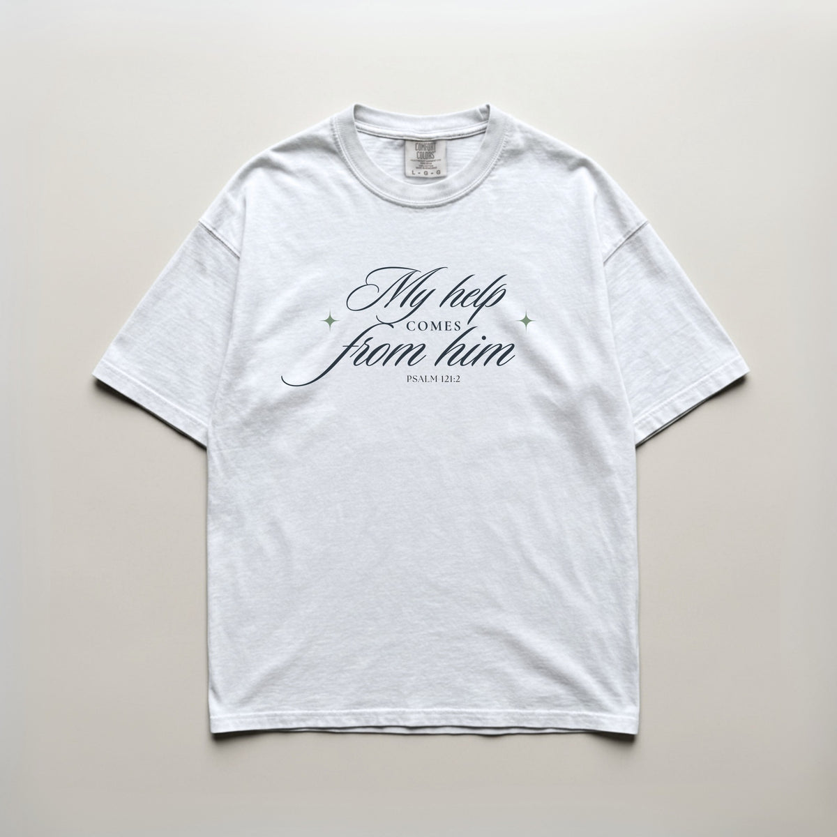 White | Design on shirt