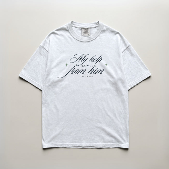 White | Design on shirt
