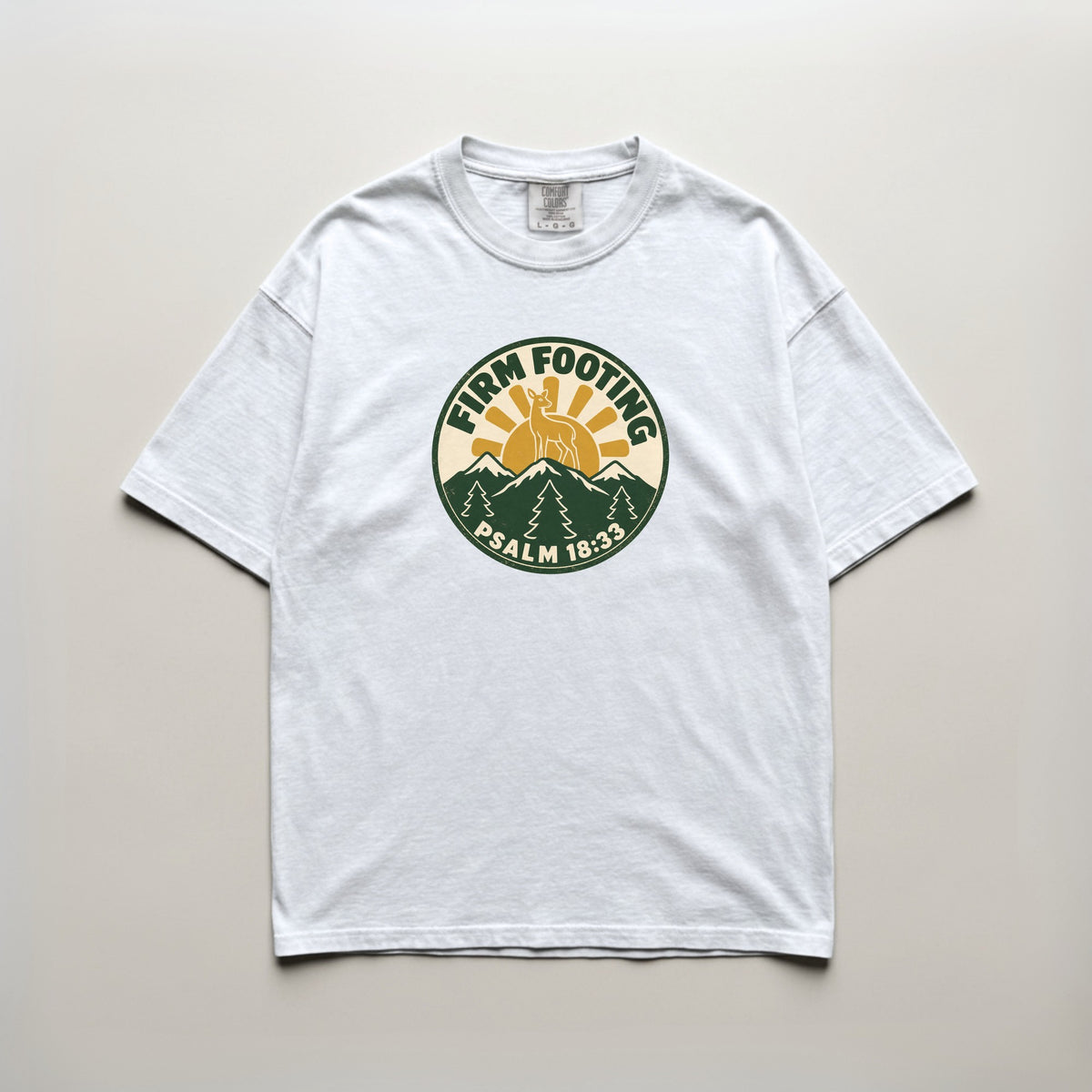 White | Design on shirt