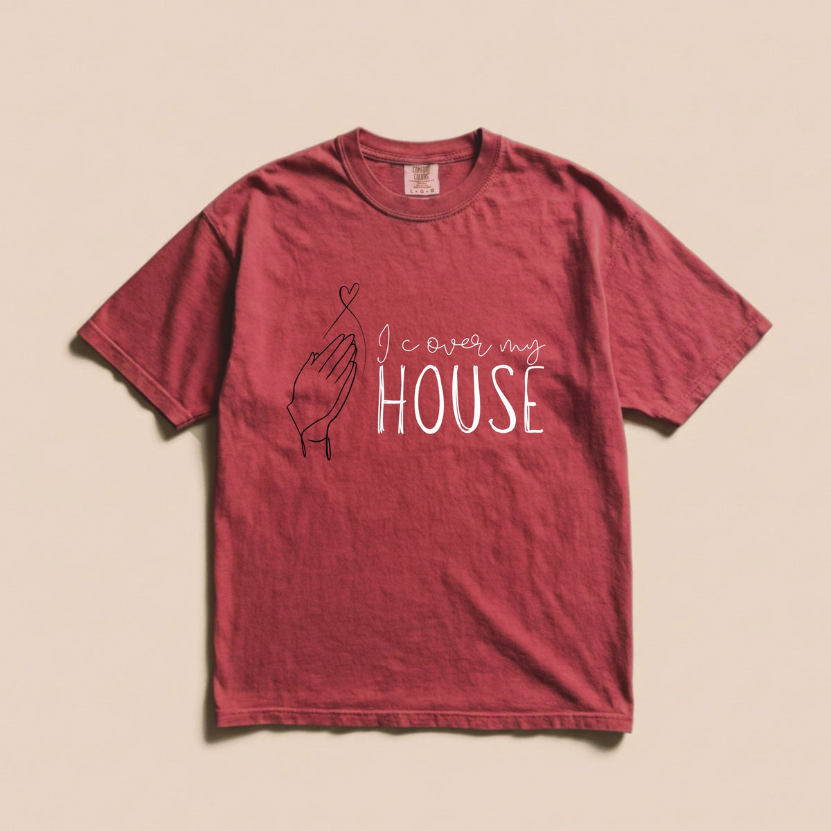 Red | Design on shirt