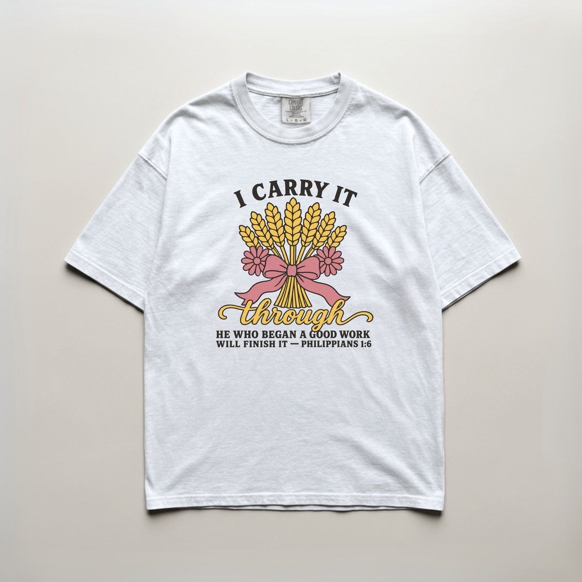 White | Design on shirt