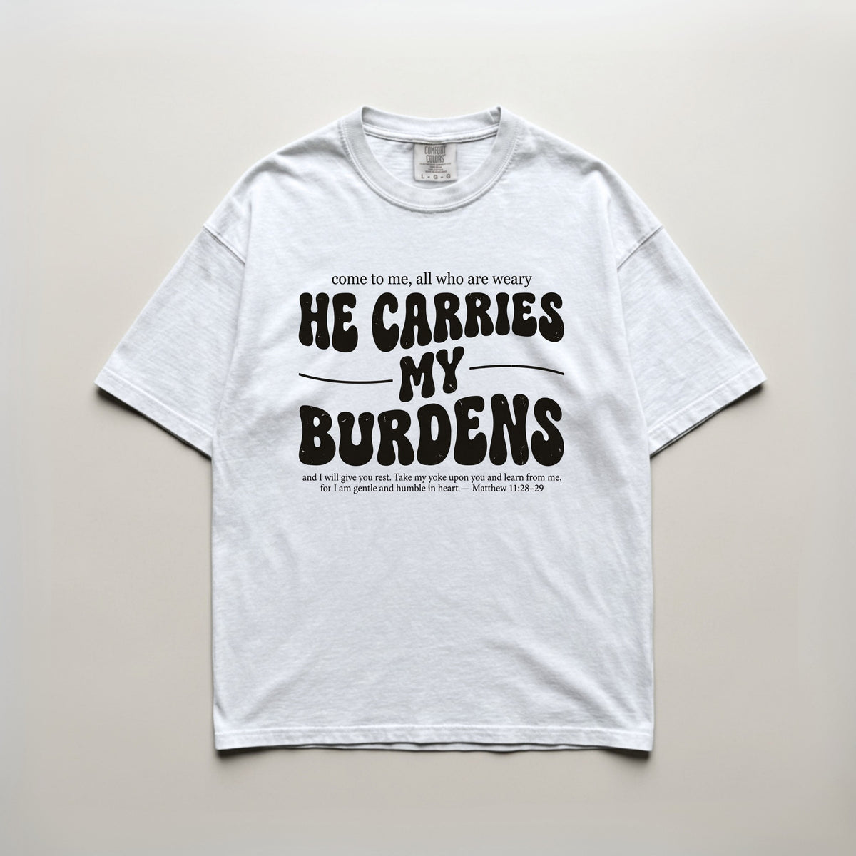 White | Design on shirt