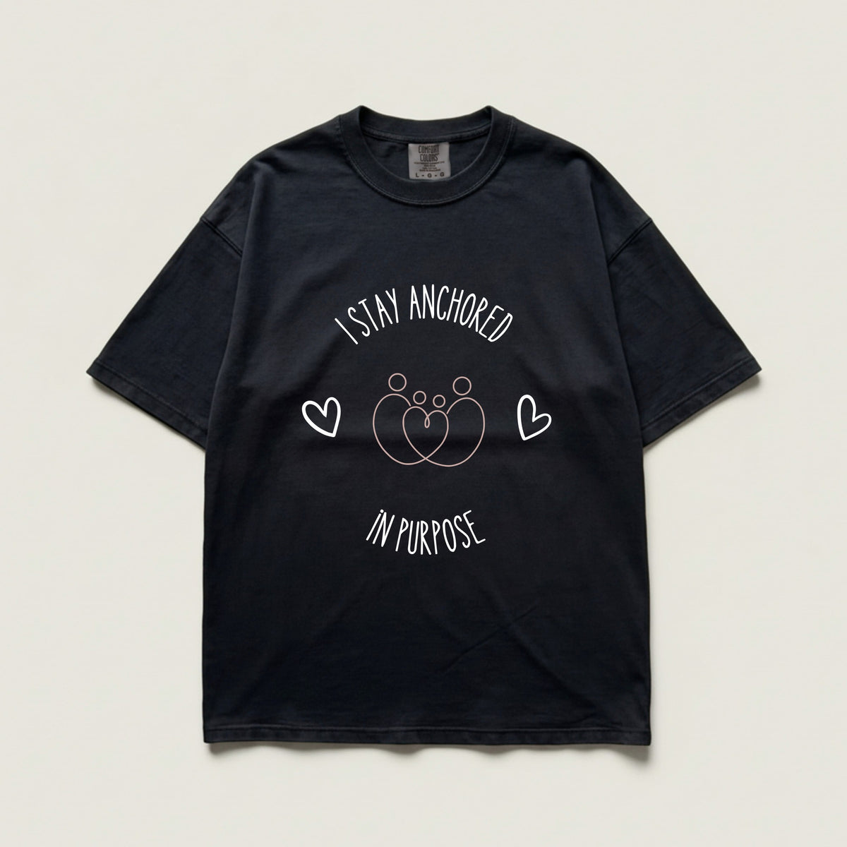 Black | Design on shirt
